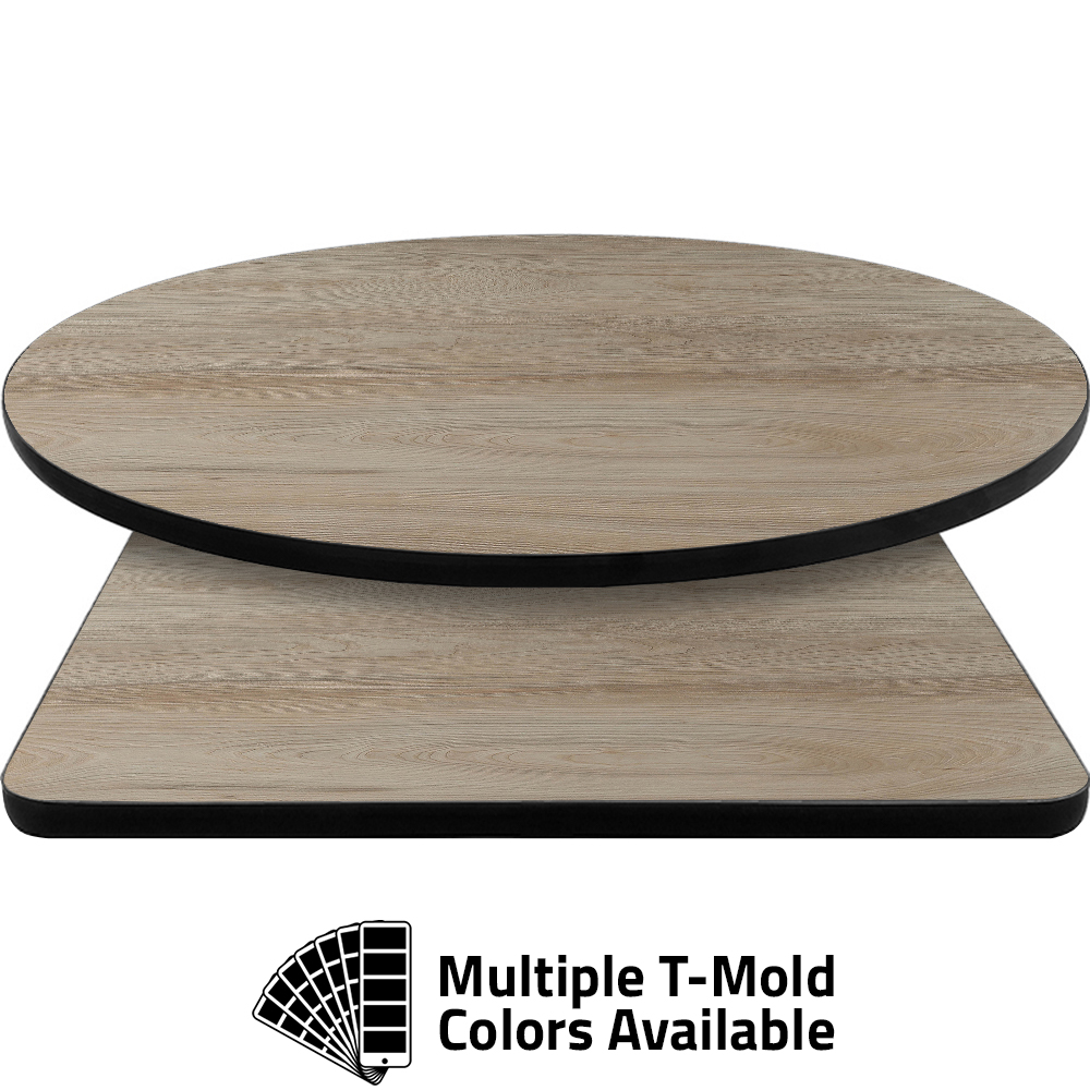T-Mold Manufactured Table Tops - Pinnacle Canyon Elm Laminate