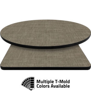T-Mold Manufactured Table Tops - Pinnacle Light Filament Laminate