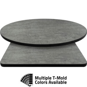 T-Mold Manufactured Table Tops - Pinnacle Brooklyn Light Laminate