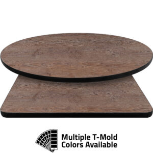 T-Mold Manufactured Table Tops - Pinnacle Canyon Pine Laminate