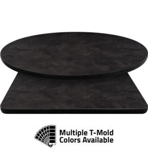 T-Mold Manufactured Table Tops - Pinnacle Raven Slate Laminate