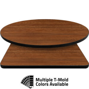 T-Mold Manufactured Table Tops - Pinnacle Sumatra Teak Laminate