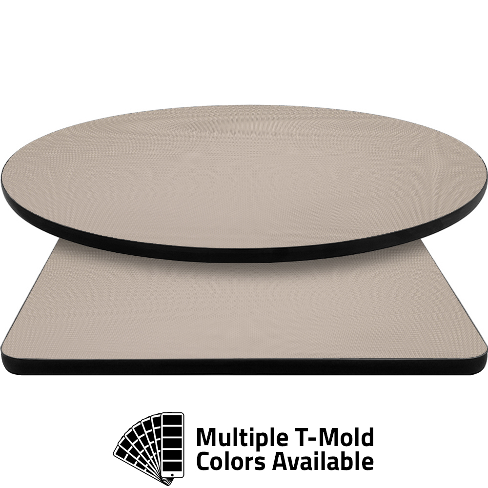 T-Mold Manufactured Table Tops - Pinnacle Beige Diamond Laminate