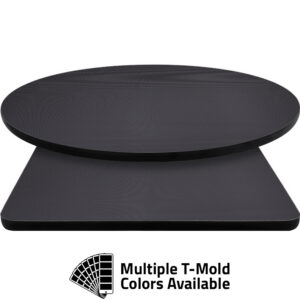 T-Mold Manufactured Table Tops - Pinnacle Black Diamond Laminate