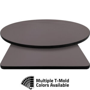 T-Mold Manufactured Table Tops - Pinnacle Silver Diamond Laminate