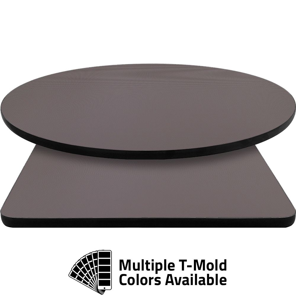 T-Mold Manufactured Table Tops – Pinnacle Silver Diamond Laminate