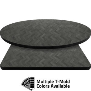 T-Mold Manufactured Table Tops - Pinnacle Oconee Hickory Laminate