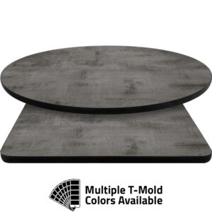 T-Mold Manufactured Table Tops - Pinnacle Delta Willow Laminate