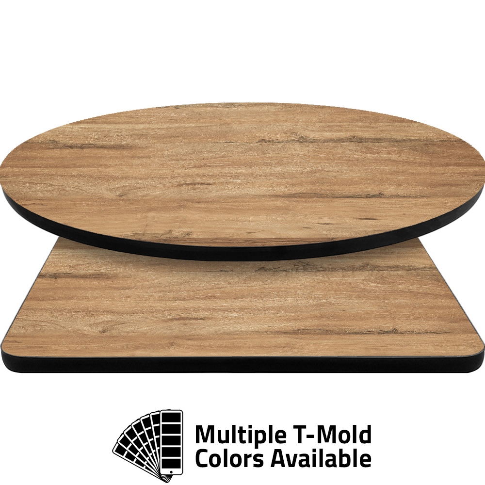 T-Mold Manufactured Table Tops – Pinnacle Modoc Poplar Laminate