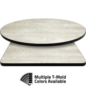 T-Mold Manufactured Table Tops - Pinnacle Olympic Hemlock Laminate