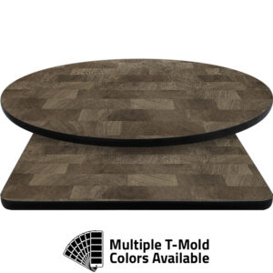T-Mold Manufactured Table Tops - Pinnacle Charter Oak Laminate