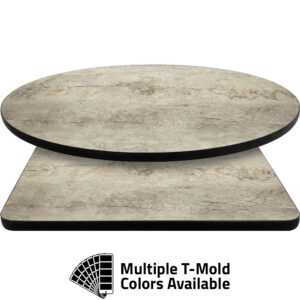 T-Mold Manufactured Table Tops - Pinnacle Ponderosa Pine Laminate