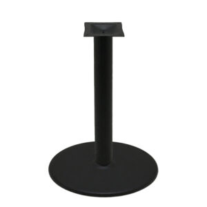Table Base - 30" Disc (Round) - Black Stamped Steel - Counter Height - 4" Column