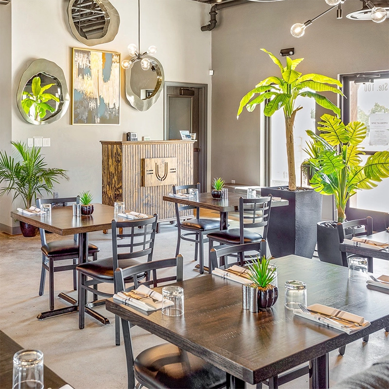 Urban Table Restaurant featuring Oak Street furniture