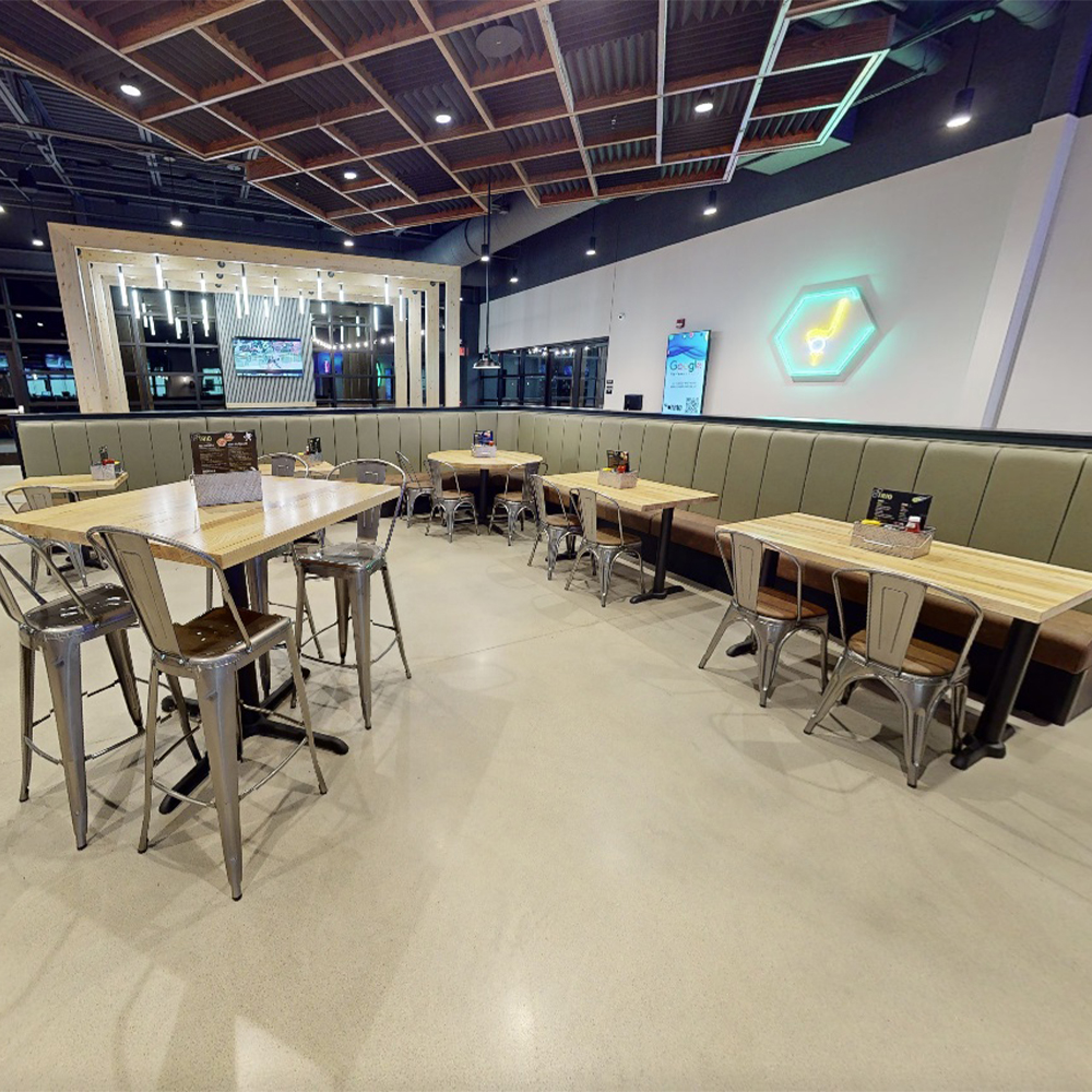 Trio Restaurant featuring Oak Street furniture