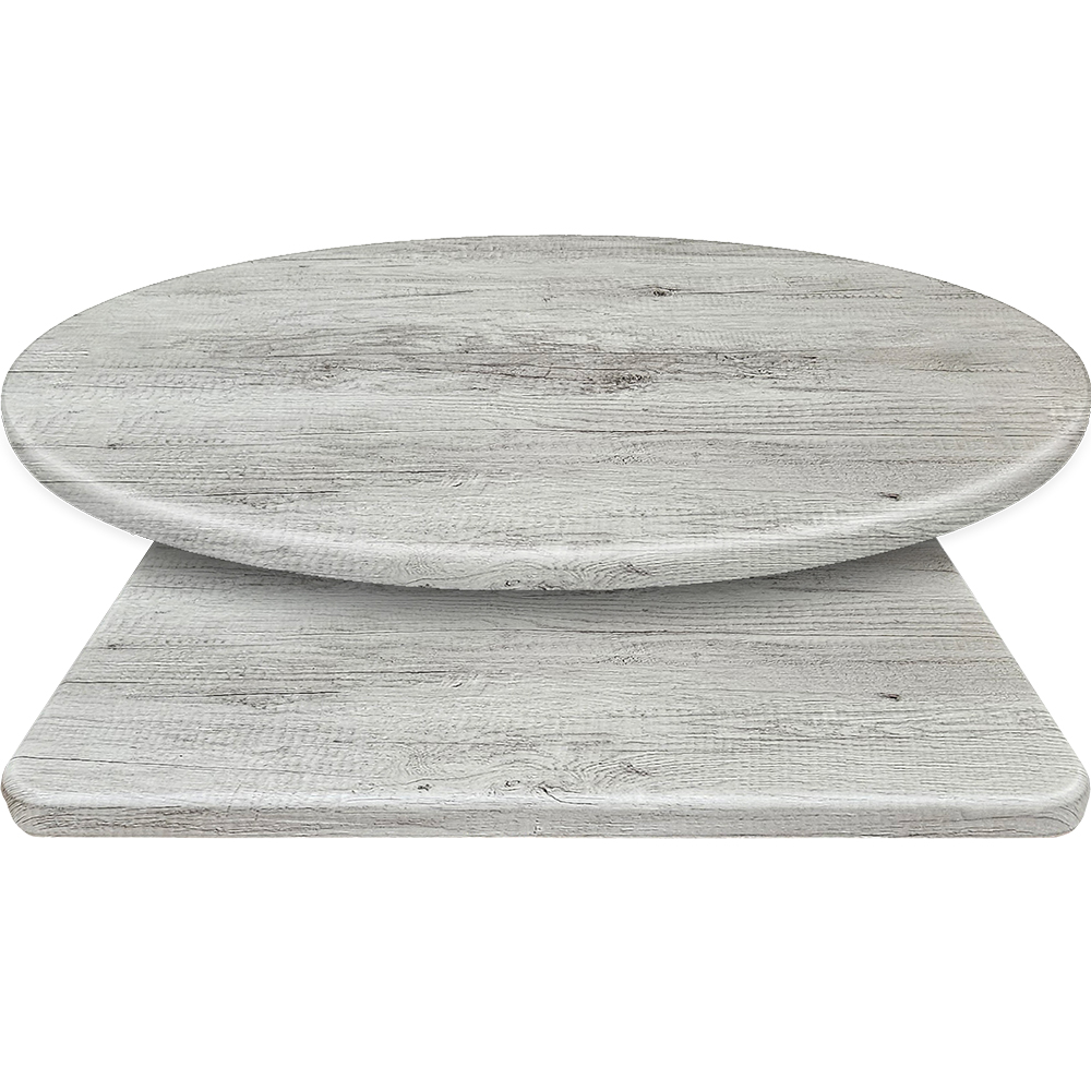 Thermoform Quick Ship Table Tops - Gray Barn Board