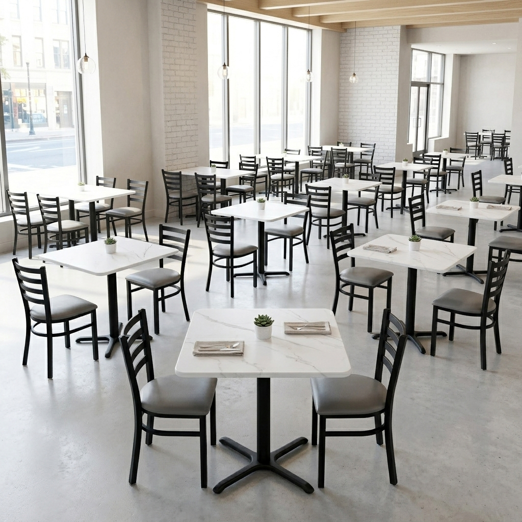 Thermoform Quick Ship Table Tops - Calcutta Marble - Image 4