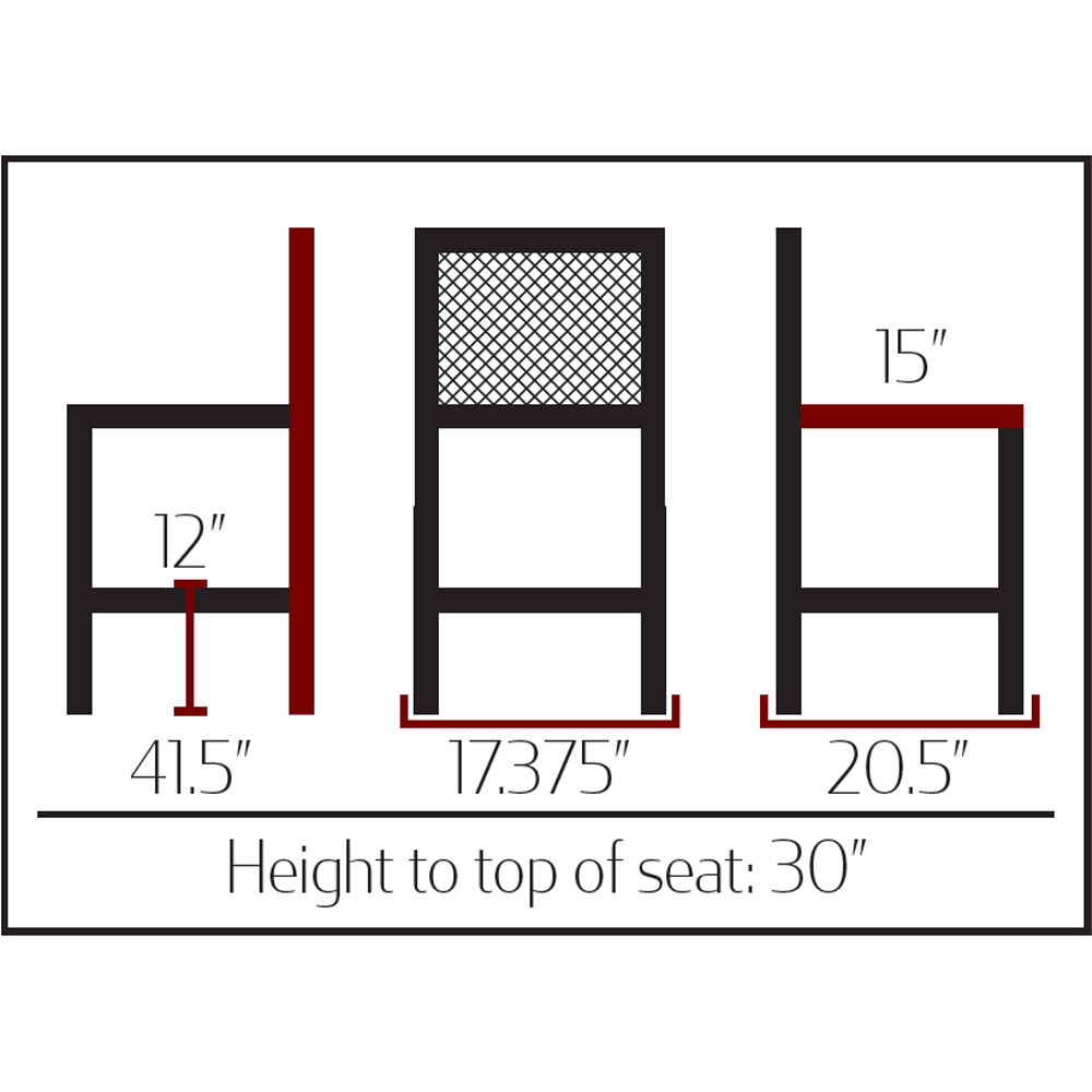 BS-1008 Portico Outdoor Bar Height Stool - Image 7