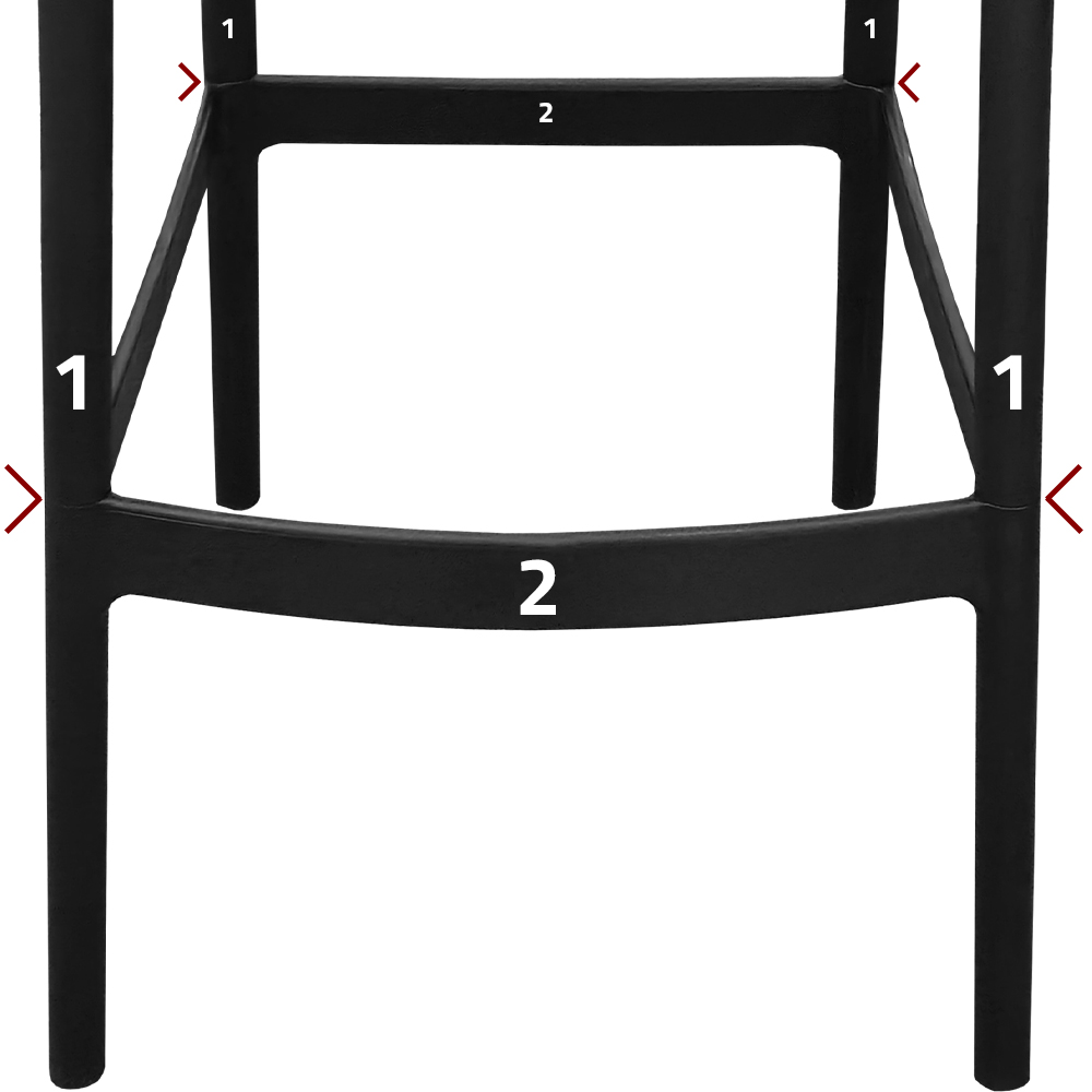 BS-1008 Portico Outdoor Bar Height Stool - Image 8
