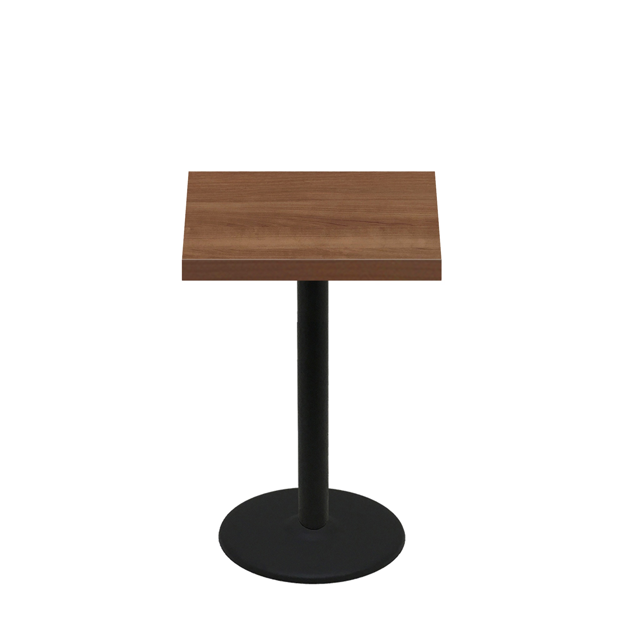 30" x 30" Urban Toasted Birch Quick Ship Table + Black Counter Height 22" Disc Base