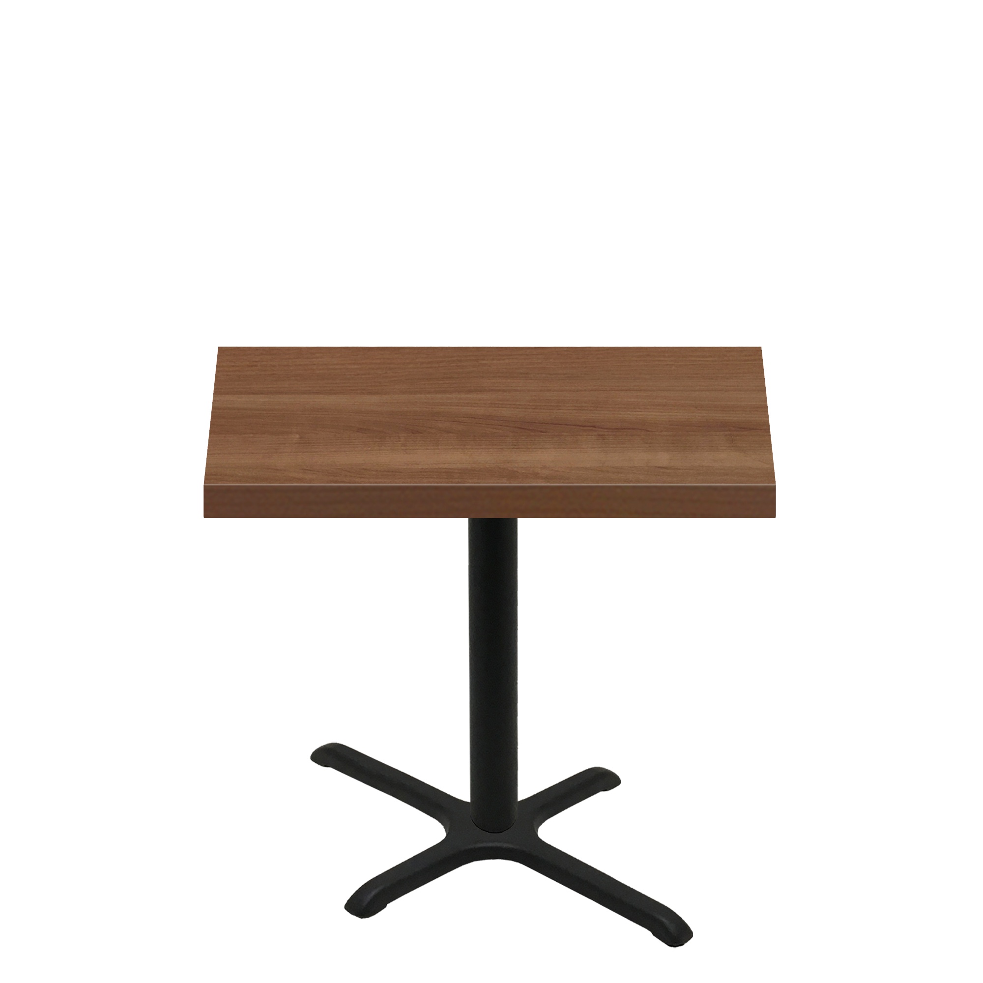 30" x 42" Urban Toasted Birch Quick Ship Table + Black Standard Height 22" x 30" Cross Base
