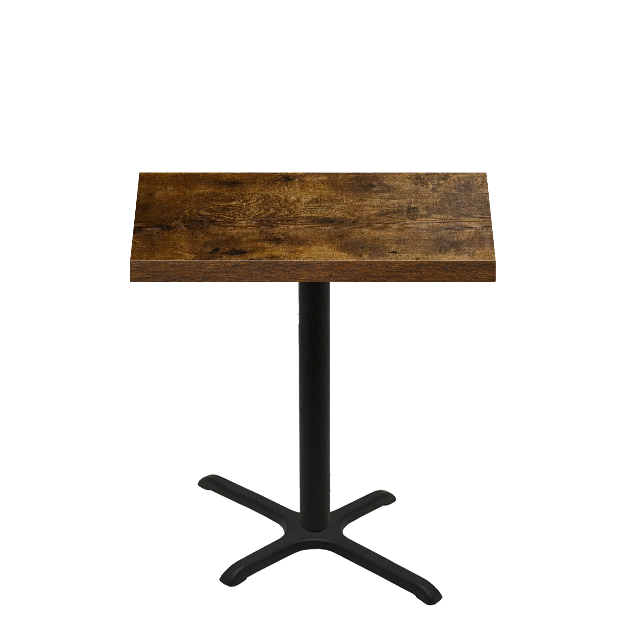 30" x 42" Urban Vintage Autumn Quick Ship Table + Black Counter Height 22" x 30" Cross Base