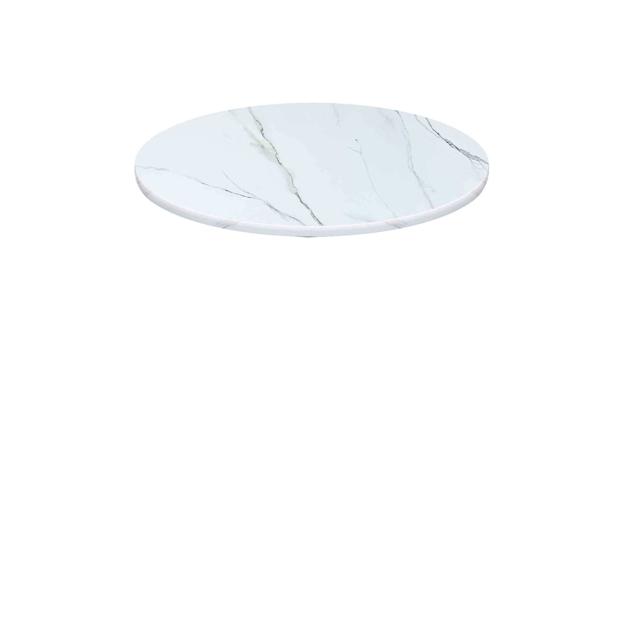 Thermoform Quick Ship Table Tops - Calcutta Marble - 42" Round