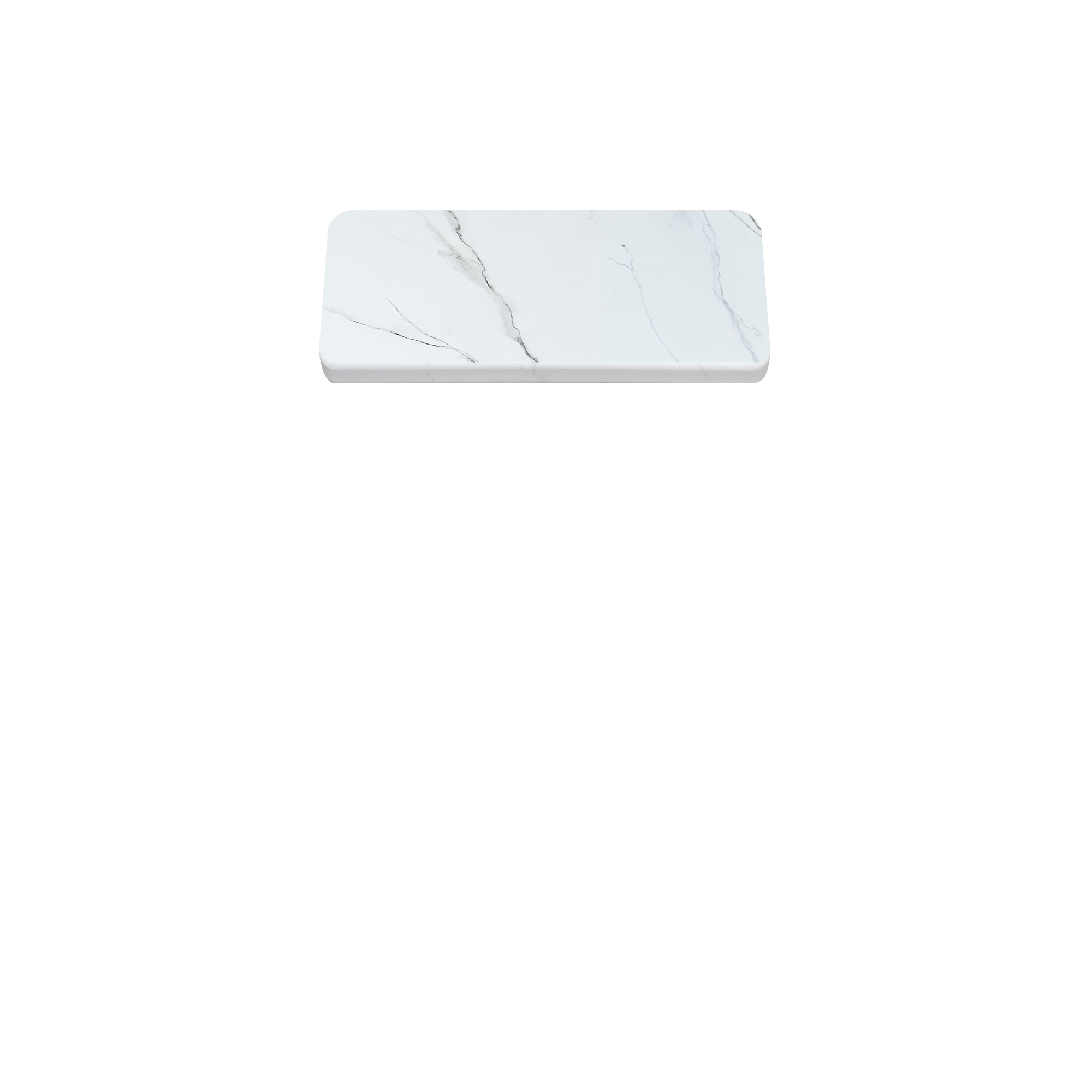 Thermoform Quick Ship Table Tops - Calcutta Marble - 30" x 30"