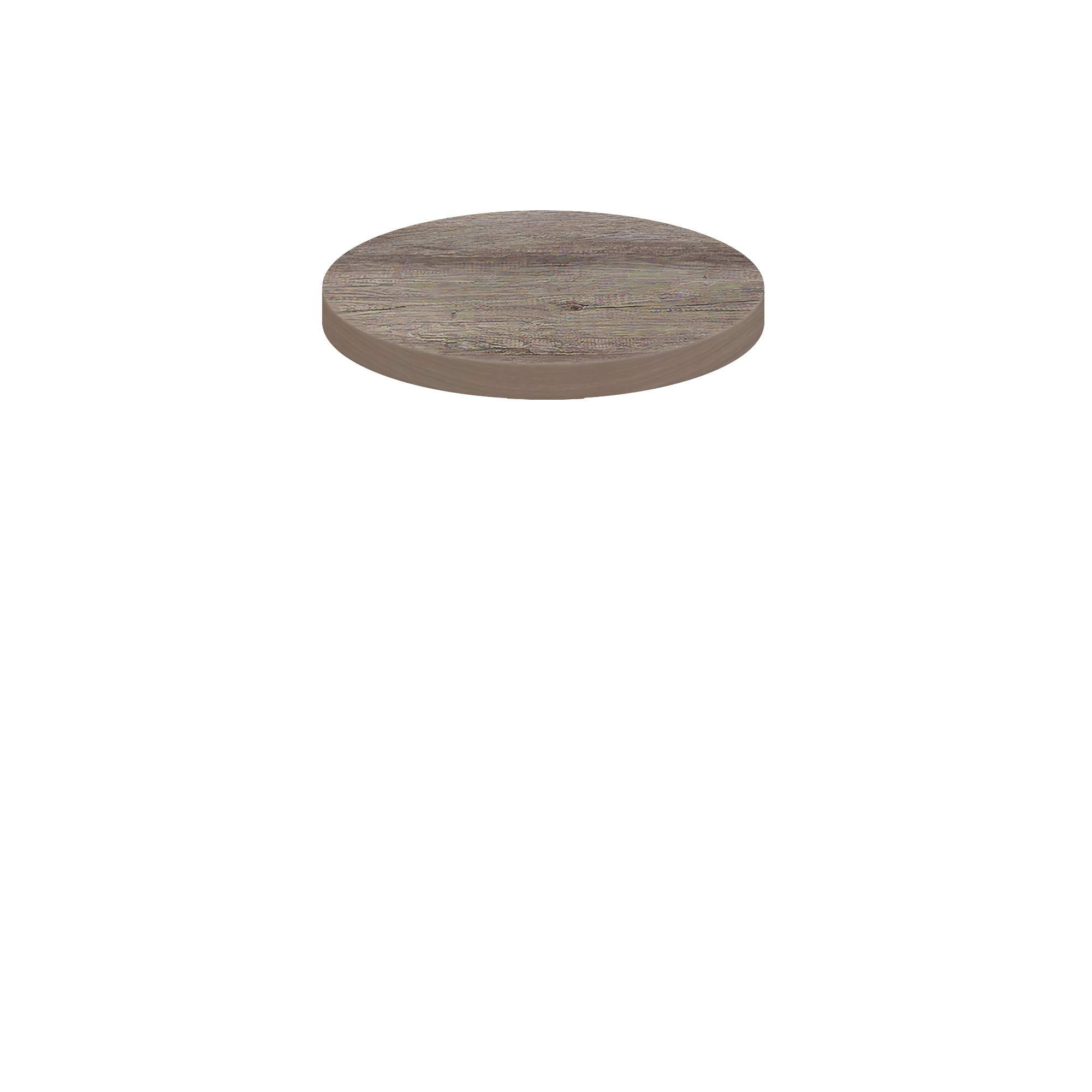 Urban Quick Ship Table Tops - Weathered Barnwood - 30" Round