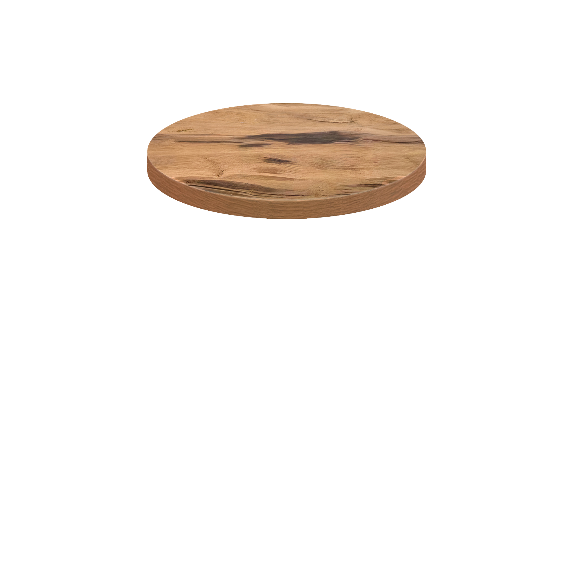 Urban Quick Ship Table Tops - Natural Heartwood - 36" Round