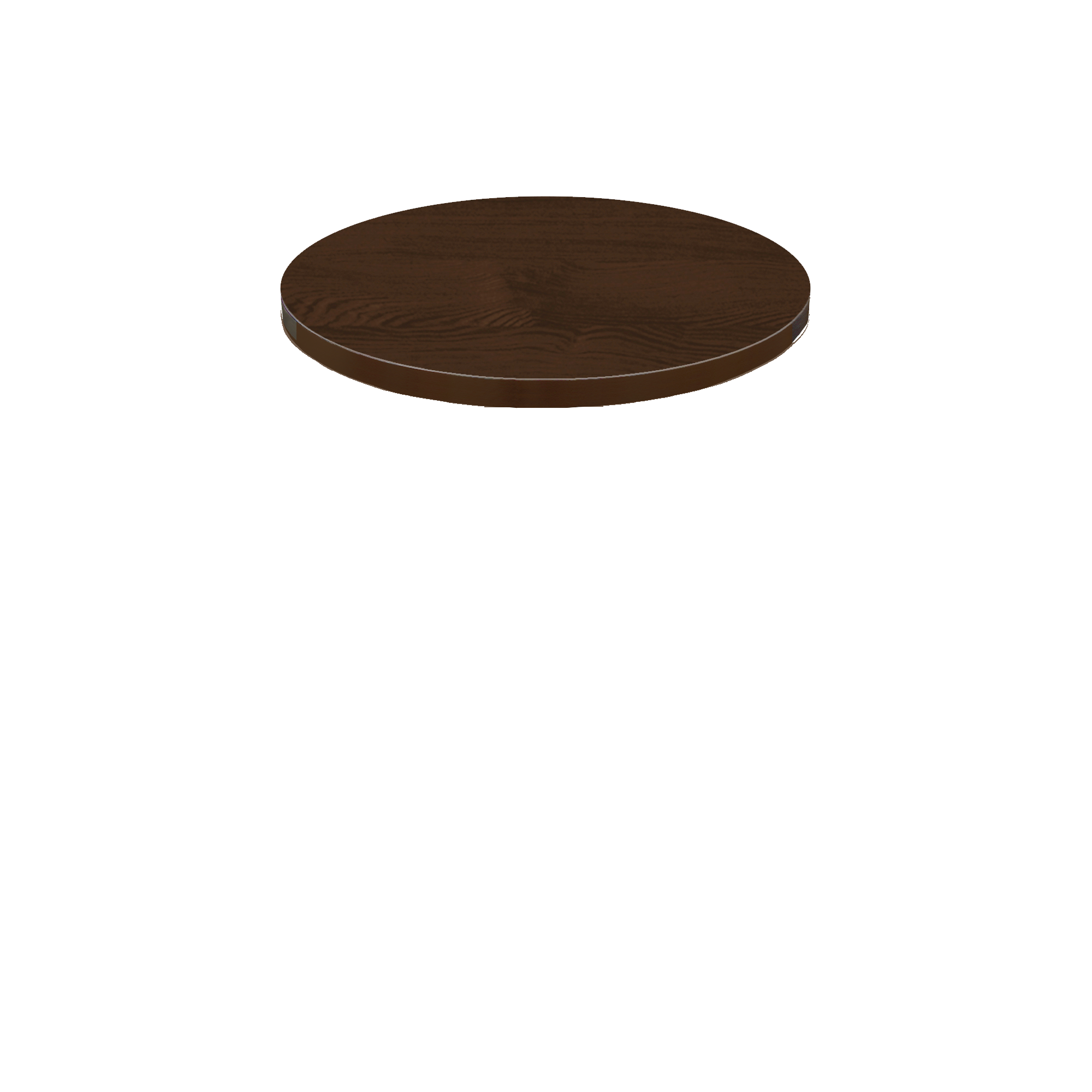 Woodland Quick Ship Table Tops - Dark Walnut Stain - 36" Round