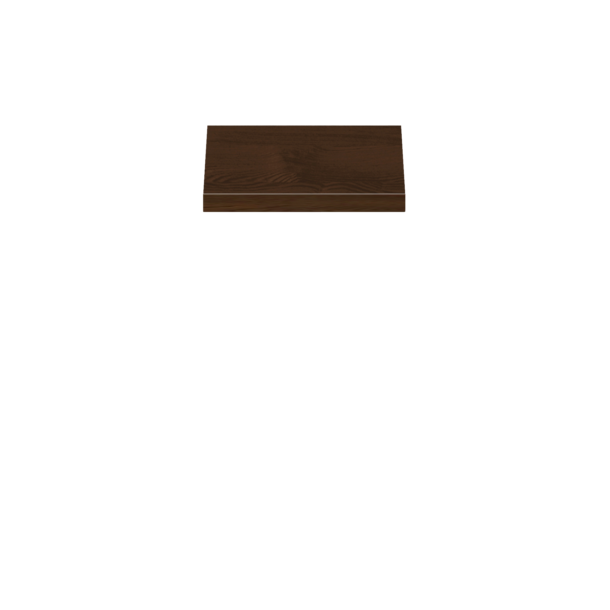 Woodland Quick Ship Table Tops - Dark Walnut Stain - 24" x 24"