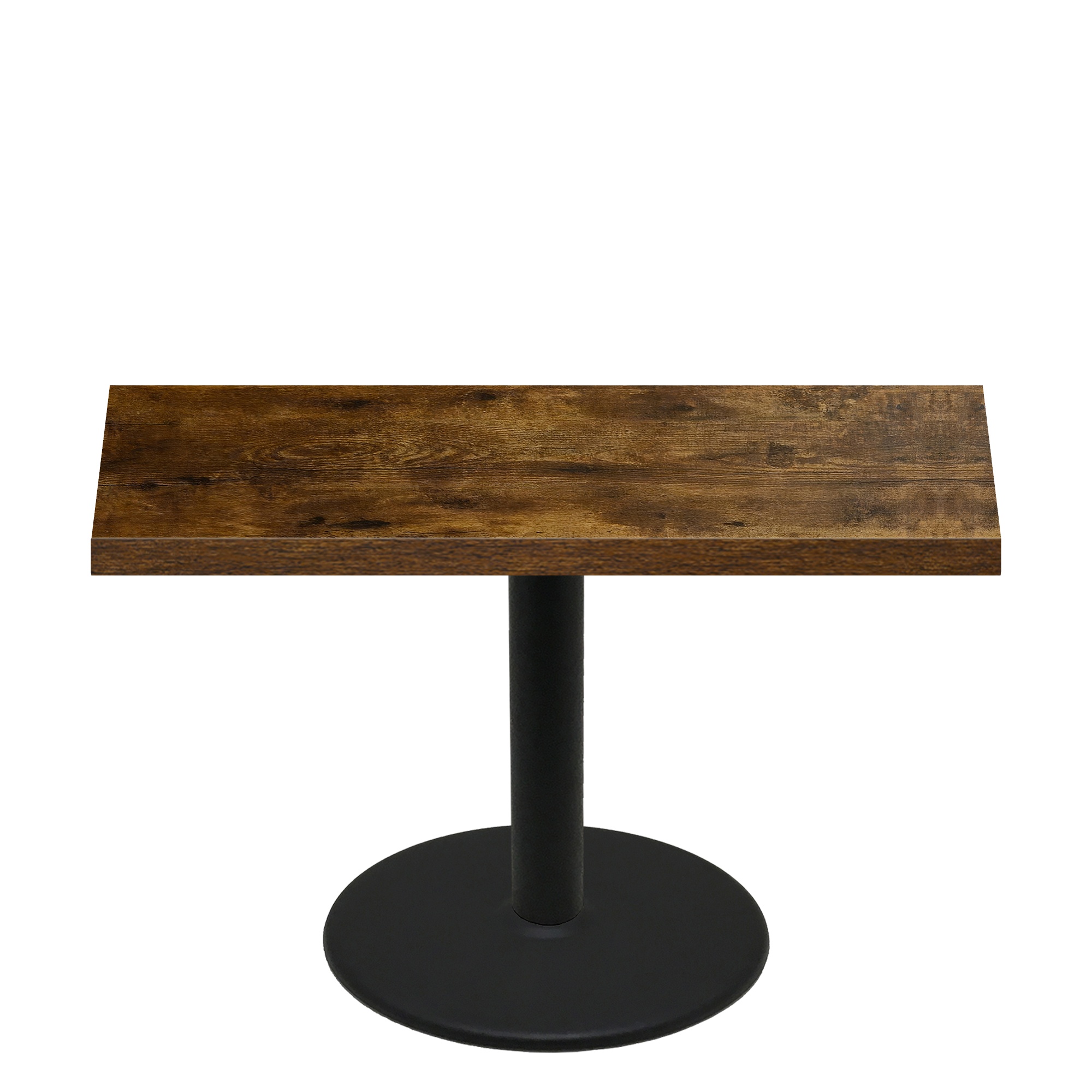 30" x 60" Urban Vintage Autumn Quick Ship Table + Black Standard Height 30" Disc Base